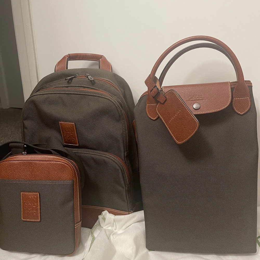 Longchamp Boxford Travel Set